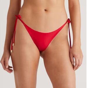 NWT QUINCE Italian Adjustable Side-Tie Bikini Bottom